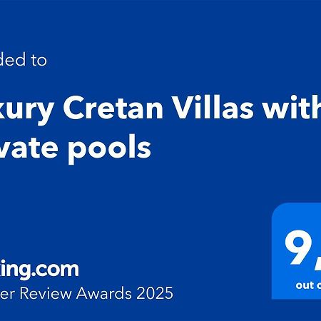 Luxury Cretan Villas With Private Pools Gállos Exterior foto